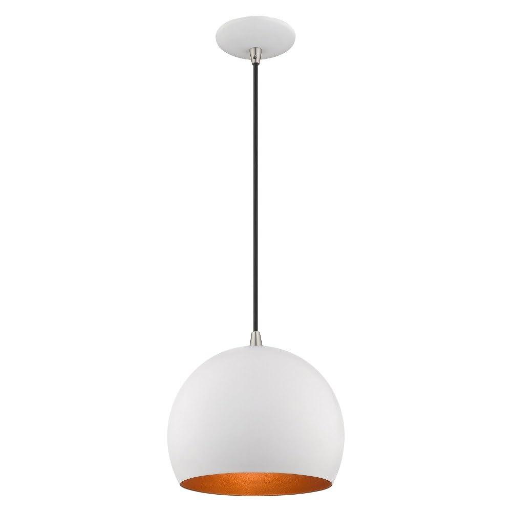 Schultz Single Light Metal Dimmable Pendant
