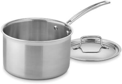 Cuisinart ® Multi-Clad Pro Tri-Ply Stainless Steel 4-Qt. Saucepan with Lid