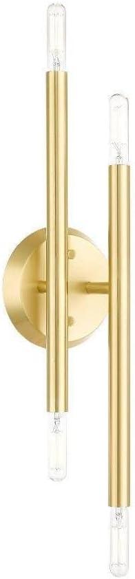 Livex Lighting Soho 4 - Light Wall Light in  Satin Brass