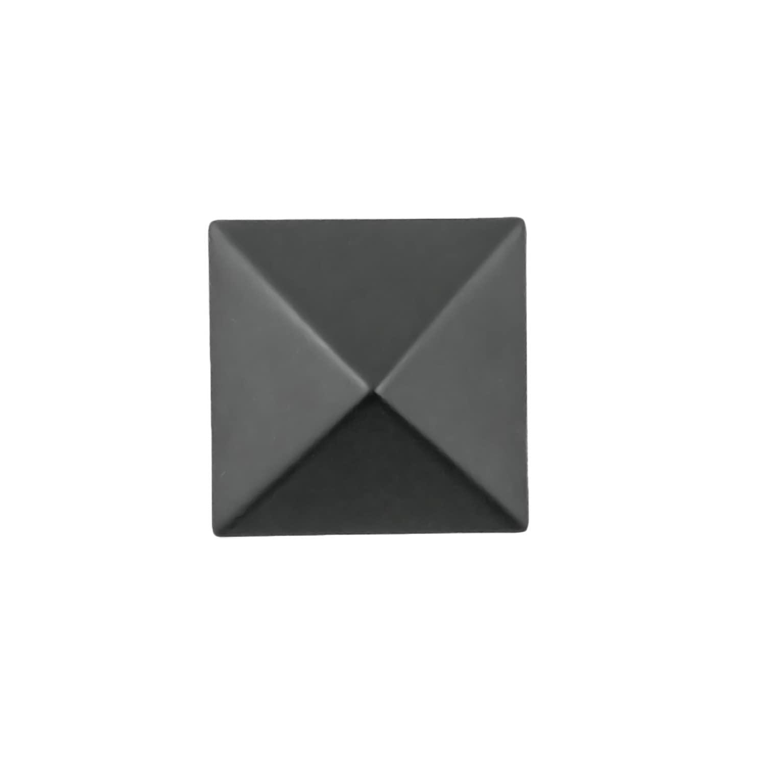 Hickory Hardware Studio Collection Knob - Cabinet Knob Matte Black - Transitional Hardware for Drawers & Cabinets