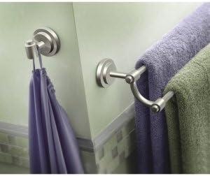 Chrome 24-Inch Double Wall Mounted Towel Bar