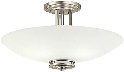 Hendrik Glass Semi Flush Mount