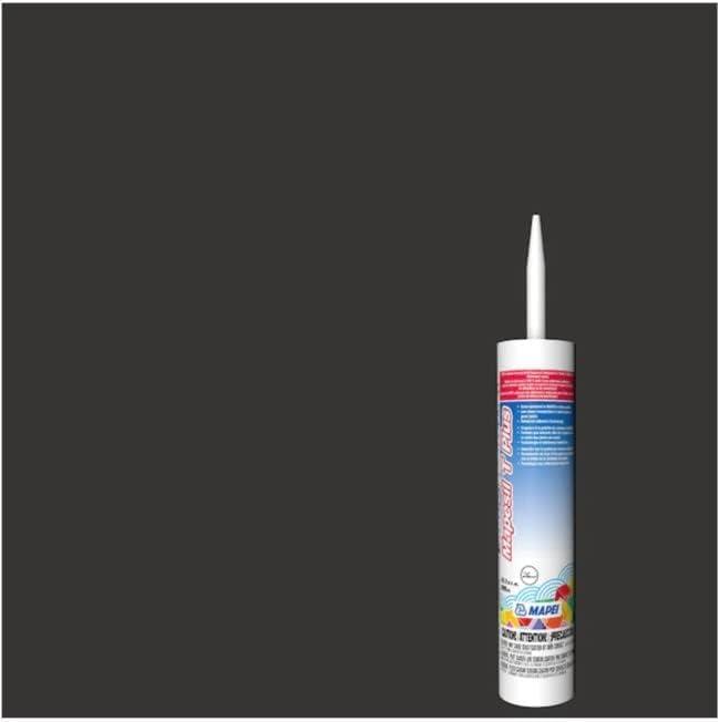 MAPEI Mapesil T Plus 10.1-oz Tile & grout Jet Black #5118 Silicone Caulk