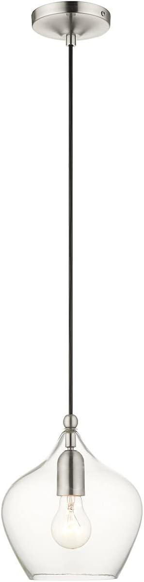 Livex Lighting Pendants 1 - Light Pendant in  Brushed Nickel