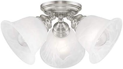 Livex Lighting Essex Ceiling Mount in Brushed Nickel