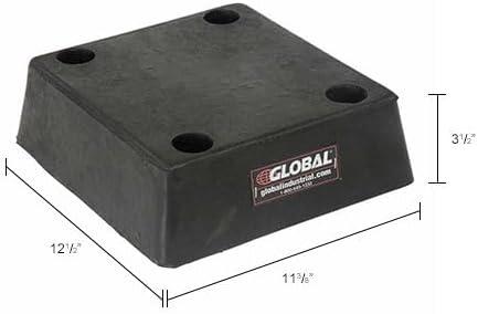 Vestil Vestil Rubber 4'' L Molded Dock Bumper