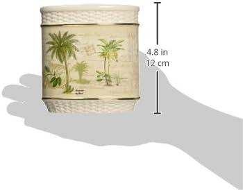 Colony Palm Toothbrush Holder Ivory