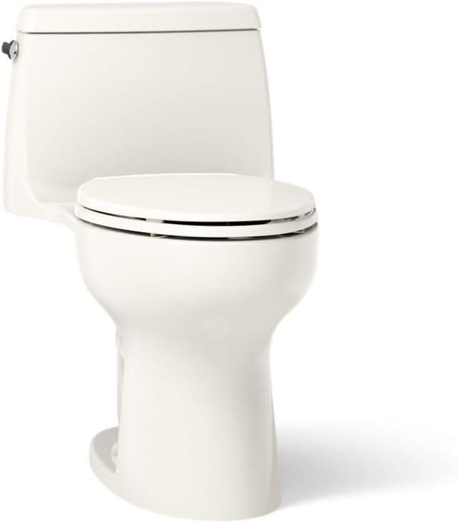 Santa Rosa Comfort Height One-Piece Compact Elongated 1.28 Gpf Toilet With Revolution 360 Swirl Flushing Technology