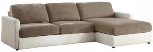 Taupe Stretch Pique Extra Long Sofa Cushion Covers