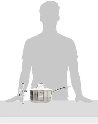 Cuisinart Professional Series 3qt Stainless Steel Saucepan with Cover - 89193-20: Dishwasher-Safe, Gas & Electric Compatible