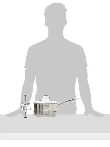 Cuisinart Professional Series 3qt Stainless Steel Saucepan with Cover - 89193-20: Dishwasher-Safe, Gas & Electric Compatible