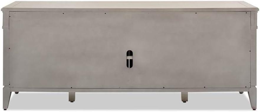 Jennifer Taylor Home Dauphin 71" TV Stand Display Console Table Grey Cashmere