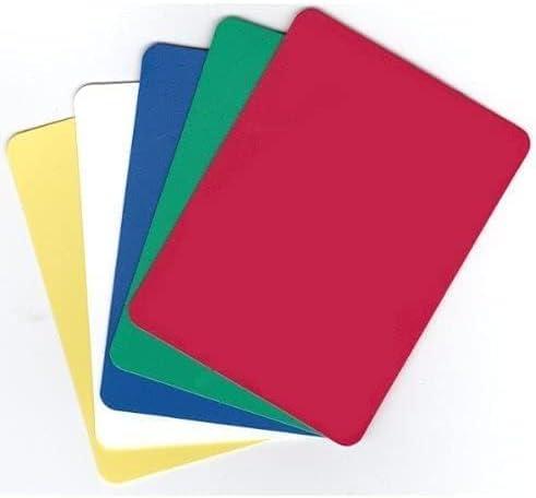 Set of 5 Plastic Poker Cut Cards (Assorted Colors)