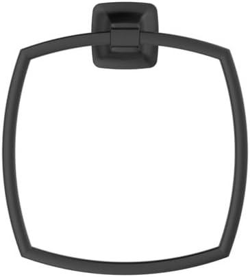 Townsend Matte Black Wall Mounted Towel Ring