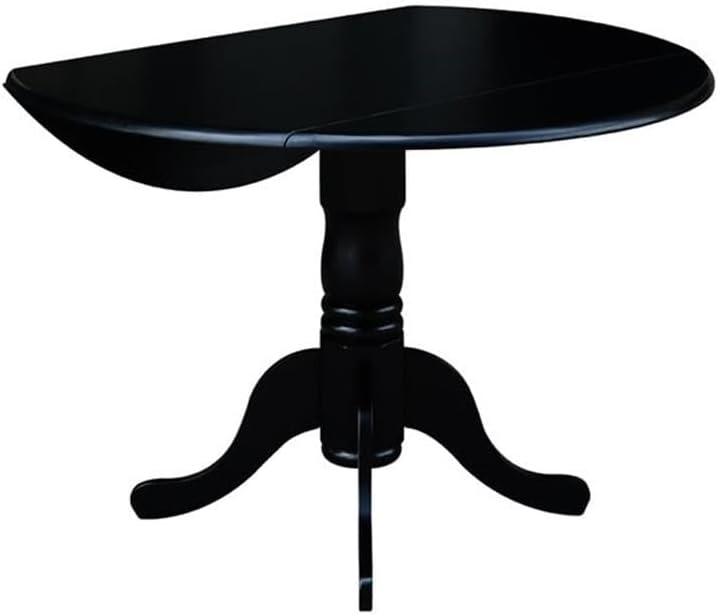 42" Mason Round Dual Drop Leaf Dining Table - International Concepts