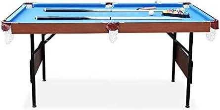 RACK Crucis 5.5-Foot Folding 3 in 1 Multi Game Billiard/Pool Table (Blue)