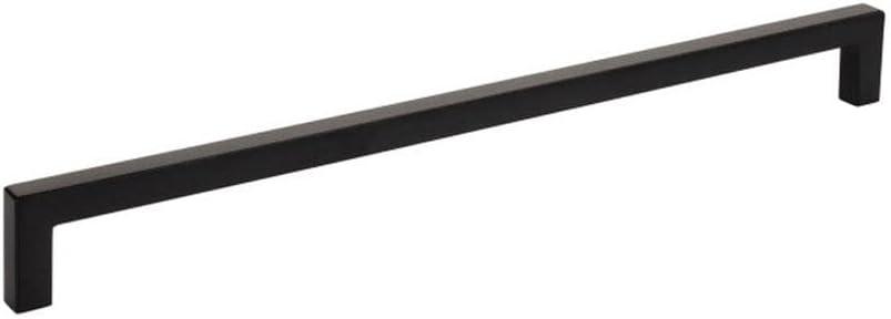 Matte Black 18-inch Zinc Alloy Modern Appliance Handle