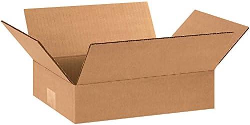 12 x 9 x 3" Flat Corrugated Boxes - 25 Per Bundle