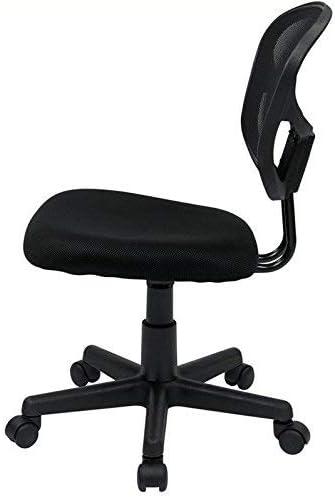 OSP Home Furnishings Mesh Task Chair in Black Fabric