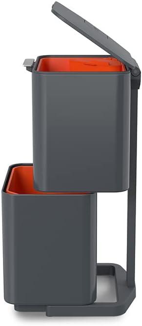 Joseph Joseph Totem Waste & Recycling Dual Kitchen Trash Can