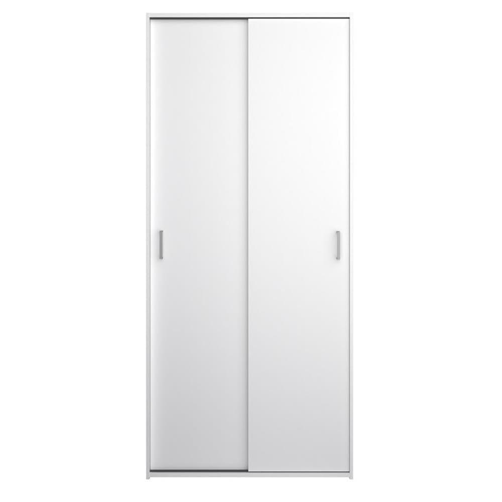 Tvilum, Space Wardrobe with 2 Sliding Doors, White