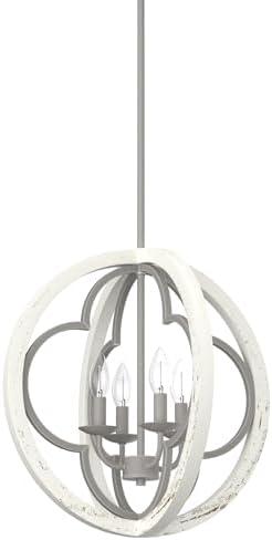 Gablecrest 4 - Light Unique / Statement Globe Chandelier