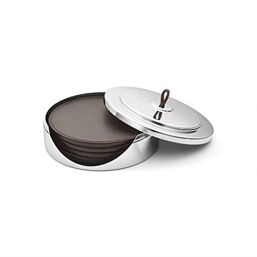 Georg Jensen Manhattan Coaster Set with Holder | Wayfair