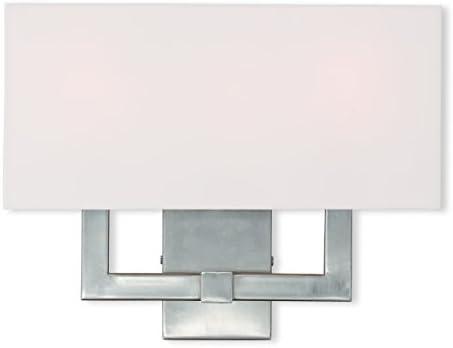 Livex Lighting Hollborn 3 - Light Wall Light in  Brushed Nickel