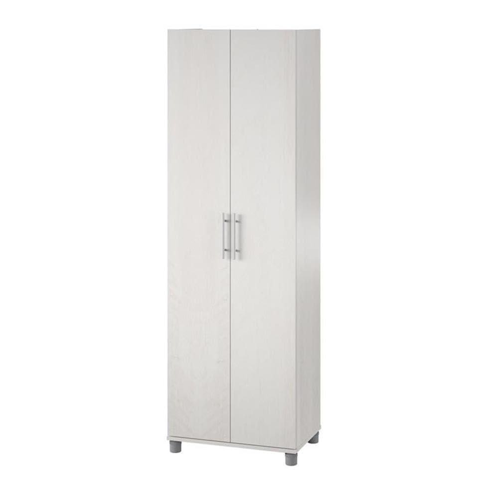 Camberly 24" Utility Storage Cabinet, Ivory Oak