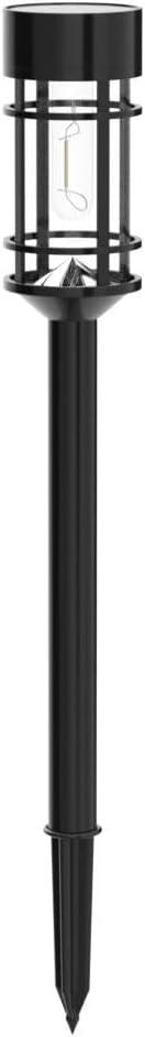 Zeki Shoggy 8 Pack Solar Pathway Lights Outdoor, Waterproof Solar Lights Outdoor With Metal & Glass Design - Auto On/Off, Long-Lasting, Landscape Lighting For Garden, Yard, Lawn, Driveway, Walkway