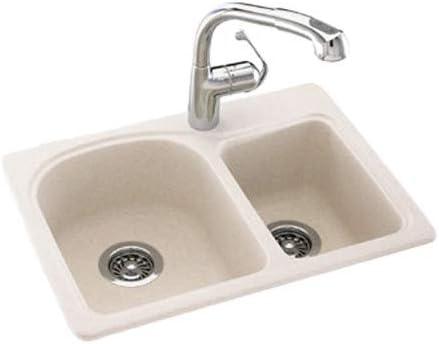25'' L Drop-In Double Bowl Swanstone Kitchen Sink
