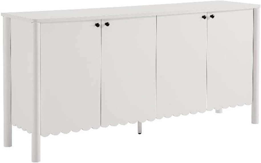 Modway Emmeline 66" 4-Door Scalloped Sideboard Cabinet