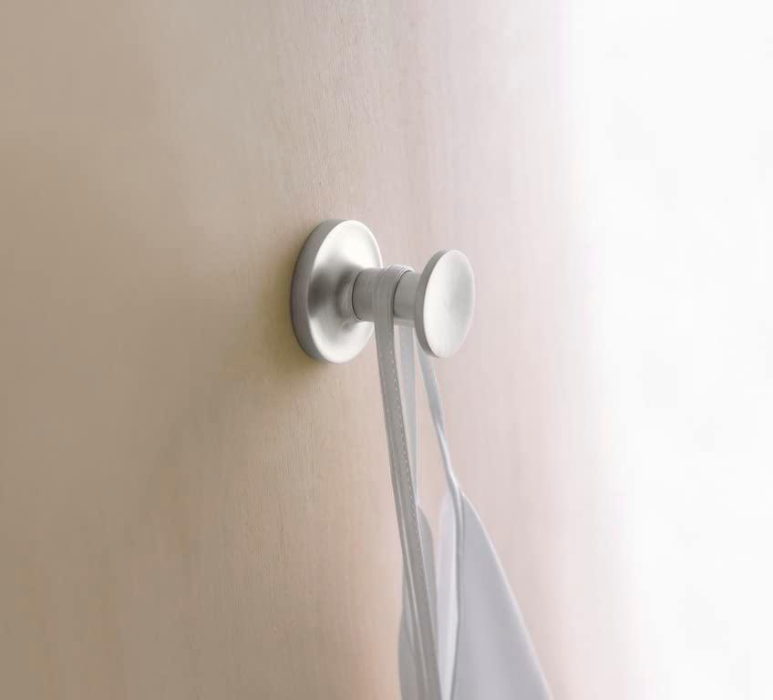 Purist® Wall Mounted Round Bathroom Robe Hook, Towel Hook, Clothing Hook
