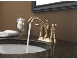 Linden Centerset Bathroom Faucet with Drain Assembly, 2-handle Bathroom Sink Faucet