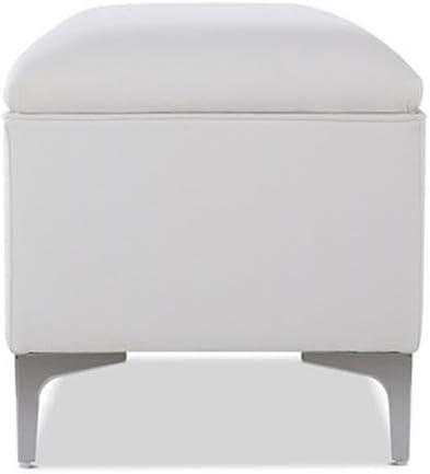 Madelyn Storage Bench Bright White