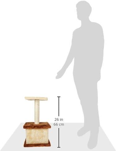Homessity 63" Economical Cat Tree with Sisal Scratching Posts HC-002 - Beige/Brown