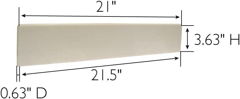 Cultured Marble Universal Side Splash 21.5 Inch