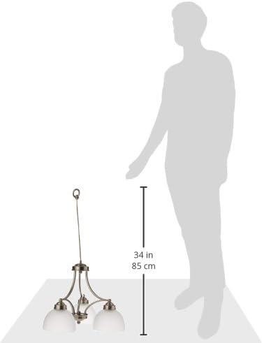 Livex Lighting Somerset 3 - Light Chandelier in  Brushed Nickel