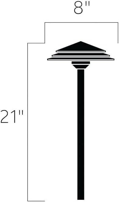 Kichler Lighting - Round Tiered LED Path - 2W 3 LED Round Tiered Path Light -