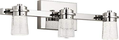 Elan 85070PN Vada Vanity, 3-Light LED 57 Total Watts, Polished Nickel