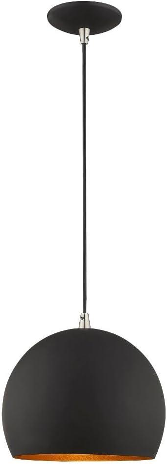 Schultz Single Light Metal Dimmable Pendant