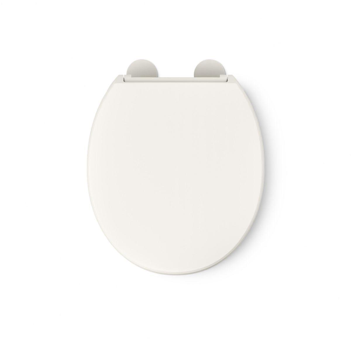 Hyten Elevated Toilet Seat with Quiet-Close Lid and Seat and Grip-Tight Bumpers