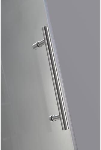 Langham 75" H Single Sliding Frameless Shower Door