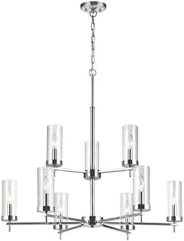 Sea Gull Lighting Generation 4490303-778 Transitional Three Light Wall/Bath from Seagull-Zire Collection Dark Finish, Brushed Oil Rubbed Bronze