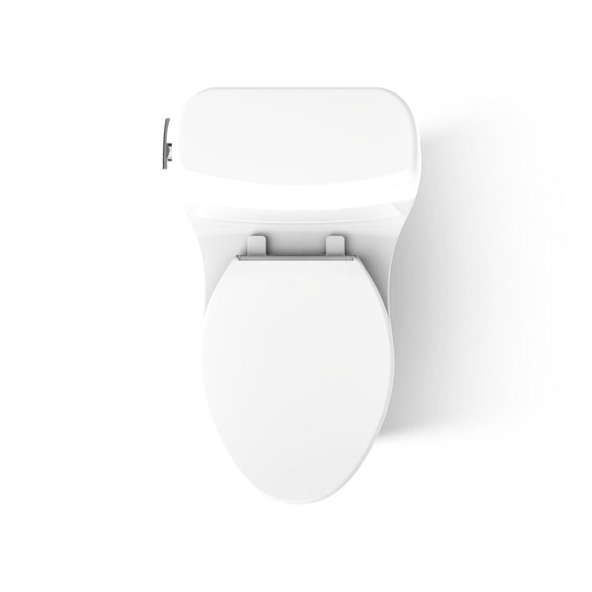 Kohler Santa Rosa Comfort Height One-Piece Compact Elongated 1.28 Gpf Toilet With Revolution 360 Swirl Flushing Technology And Continuousclean St K-30812-0
