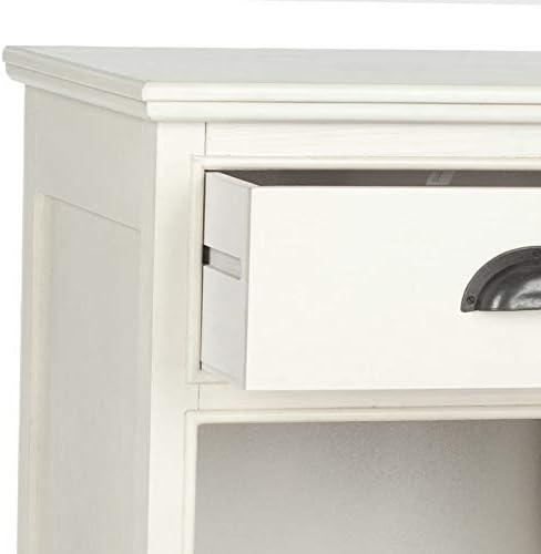 SAFAVIEH Griffin One Drawer Side Table White