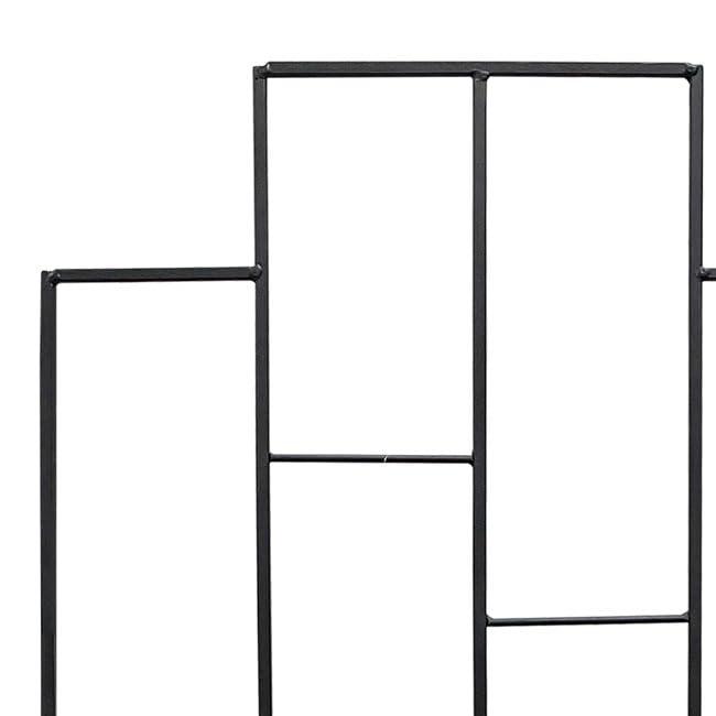 American GardenWorks Contemporary Trellis, Matte Black, 64"H