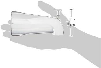 EZ-FLO 15084 Adjustable Diverter Spout Faucets, 5-3/8 inch Length, Chrome