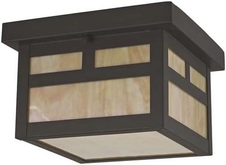 Livex Lighting Montclair Mission 1 - Light Flush Mount in  Bronze