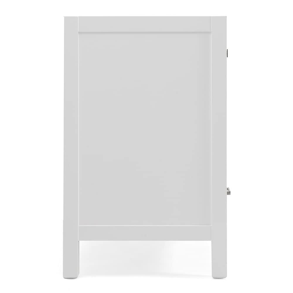 Ariel A061d-Bc Cambridge 60" Double Free Standing Vanity Cabinet Only - White